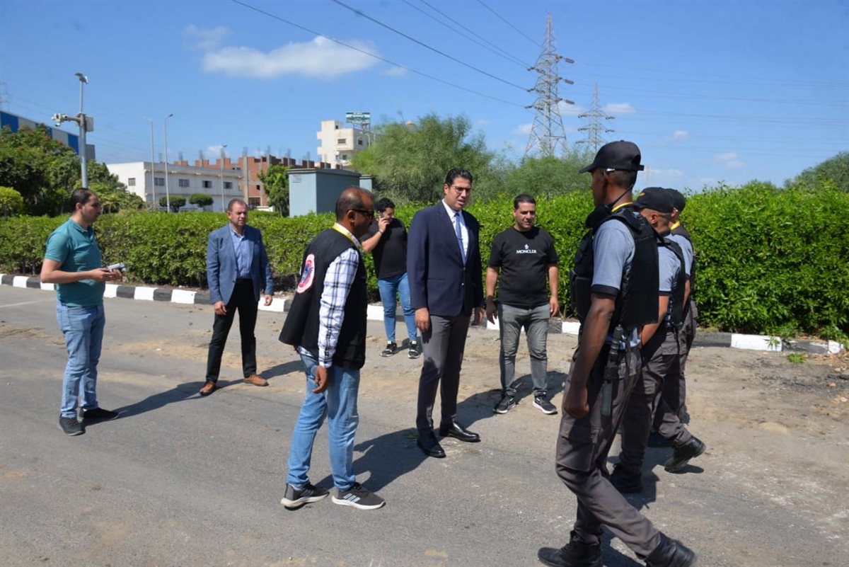 الدكتور أحمد العدل تابع موقف أعمال شركة الأمن الجديدة