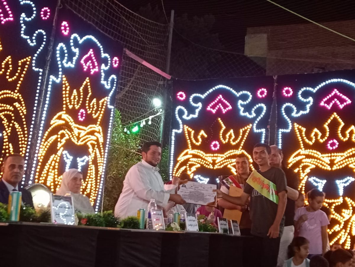 تكريم المتسابقين