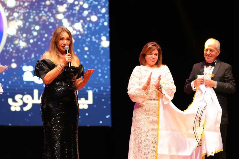 ليلى علوي من حفل افتتاح مهرجان الإسكندرية السينمائي 