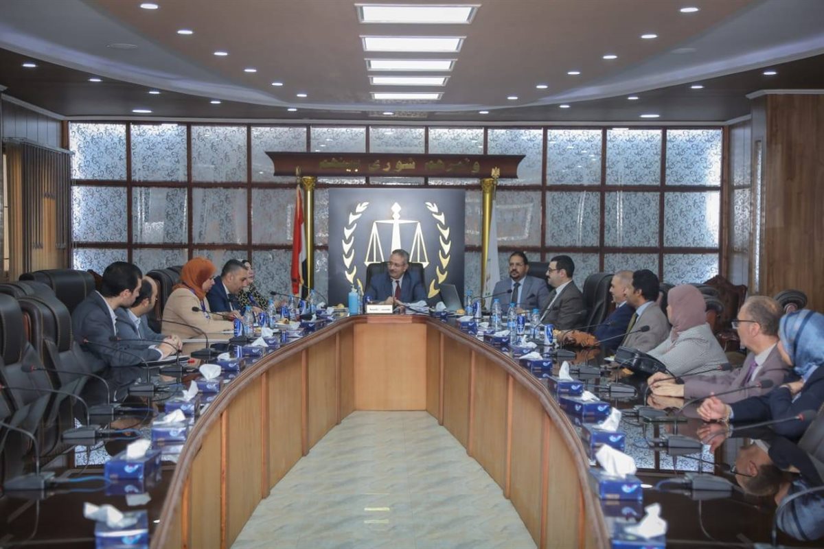 الزيارة جاءت في إطار خطة جامعة المنصورة لنشر ثقافة التميز المؤسسي