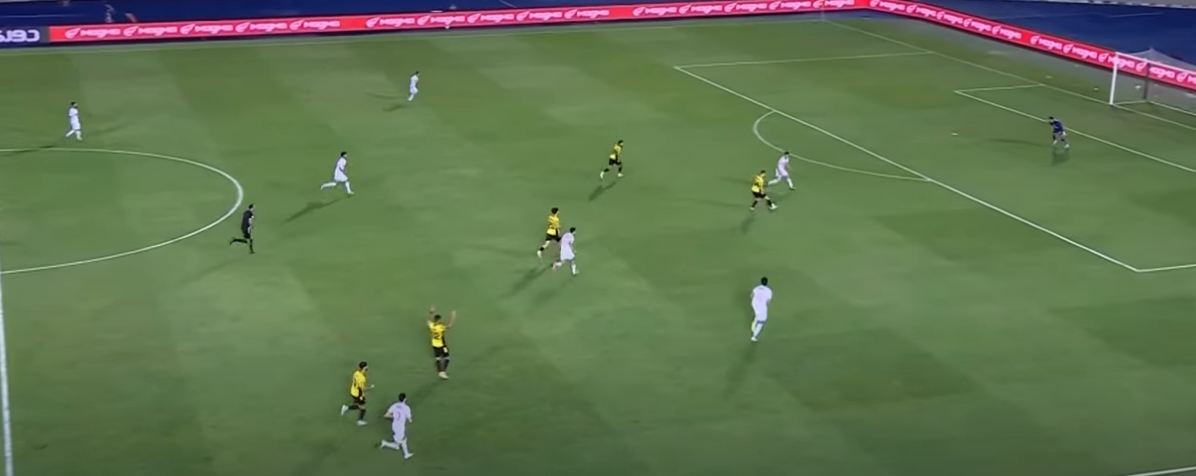 انفراد لاعب دجلة وسط أخطاء دفاعية للزمالك