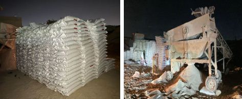ضبط مصنع ينتج أسمدة زراعية مغشوشة