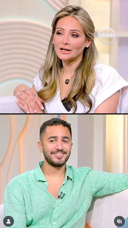 كريم لطفي صانع المحتوى مع سالي شاهين