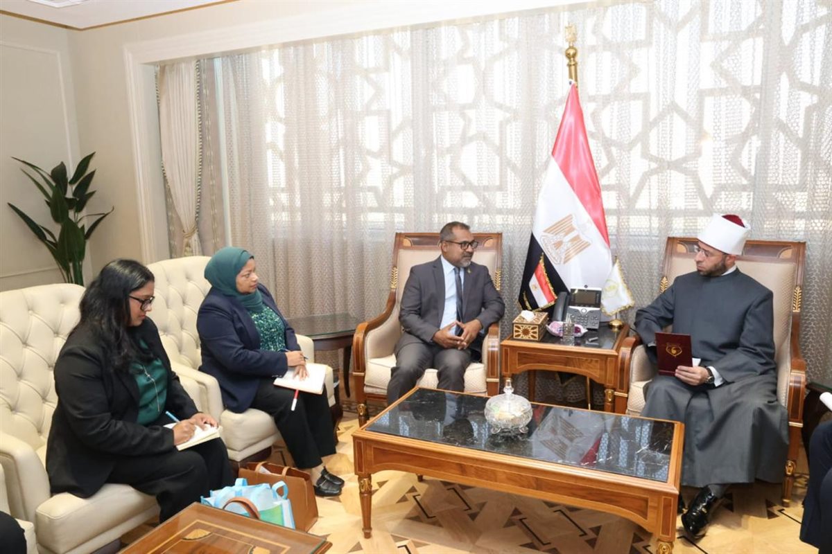 وزير الأوقاف يستقبل وزير خارجية المالديف لبحث تعزيز التعاون الدعوي والتدريبي