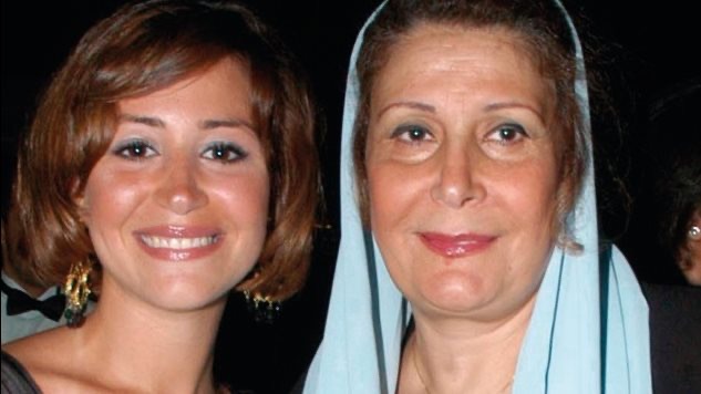 منة شلبي ووالدتها زيزي مصطفى