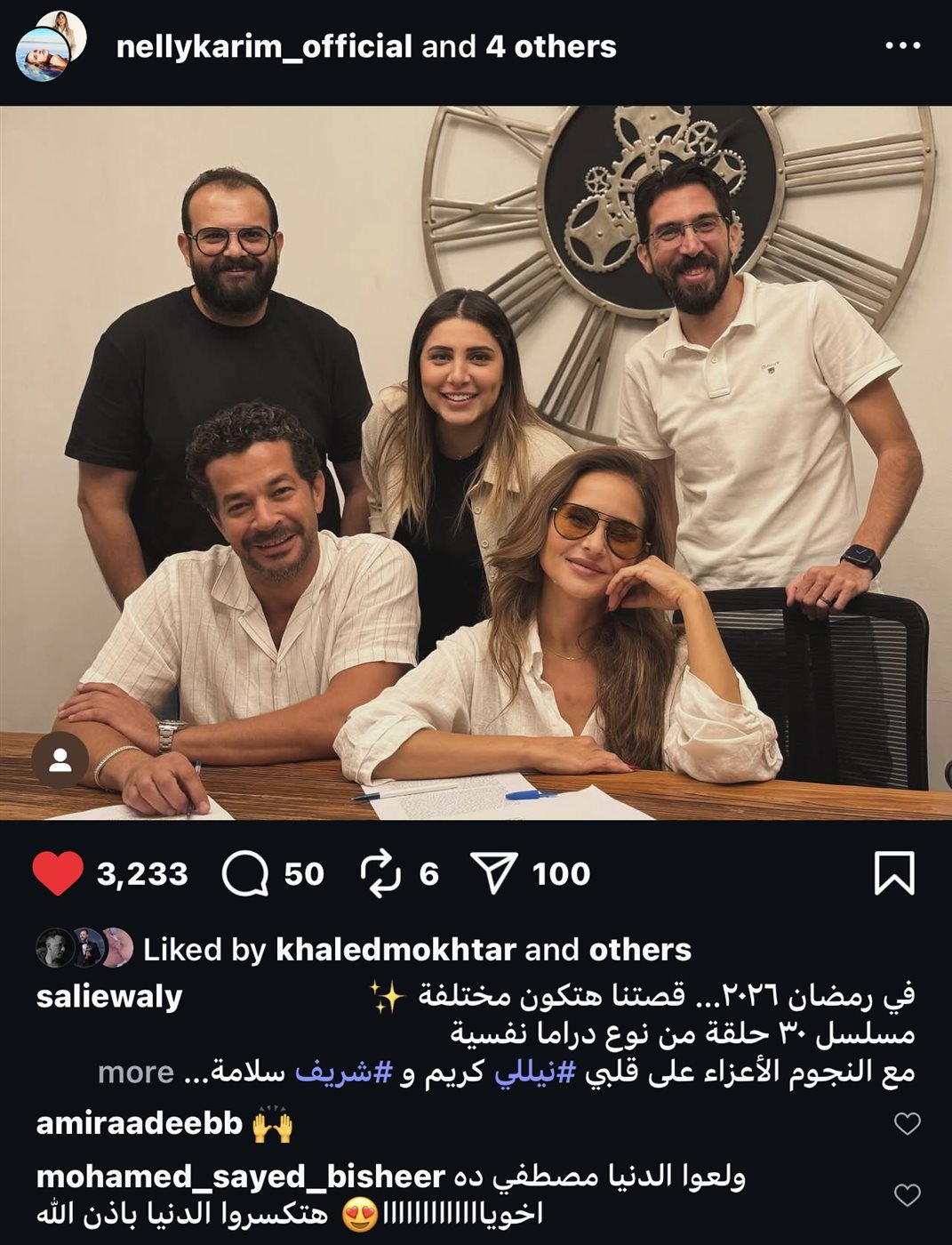 مسلسل نيللى كريم وشريف سلامة في رمضان 2026