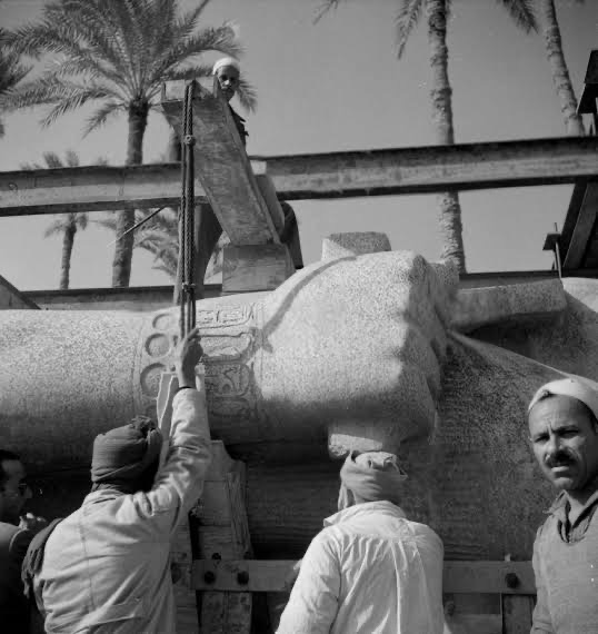 نقل تمثال رمسيس الثاني