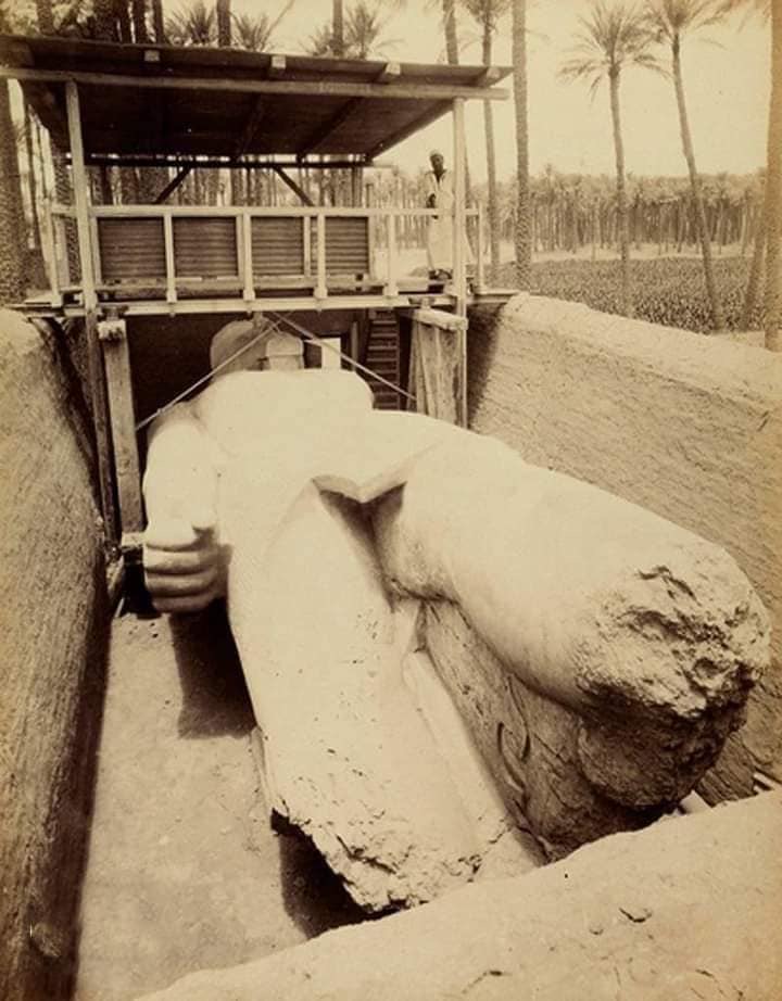 نقل تمثال رمسيس الثاني