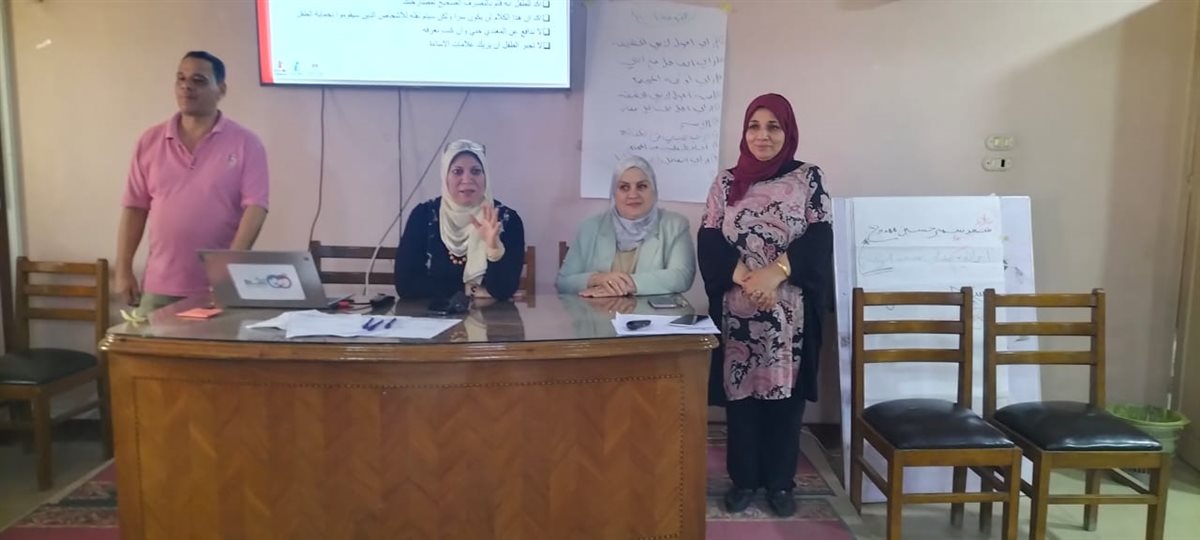 وكيل وزارة التضامن خلال إلقاء كلمة بالدورة التدريبية