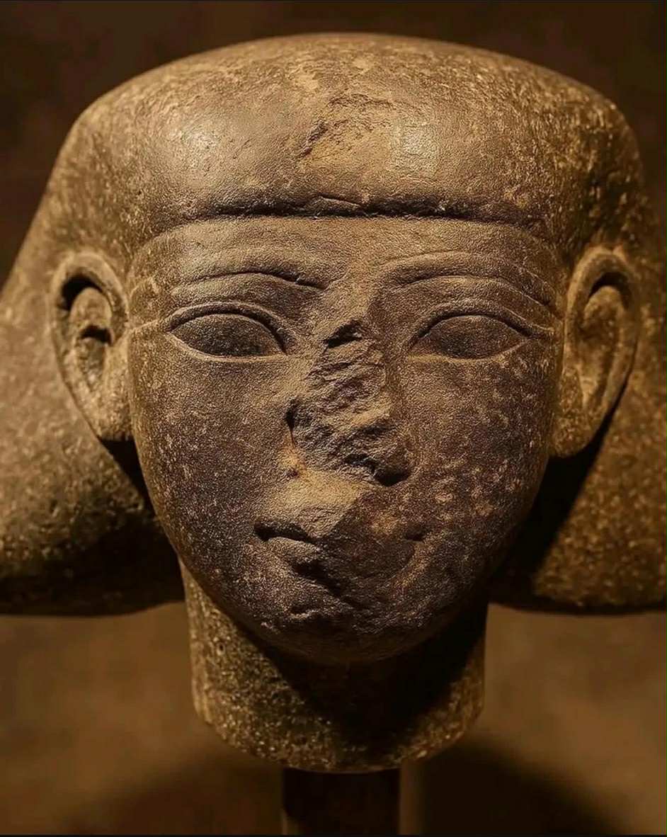 رأس تمثال تحتمس الثالث 