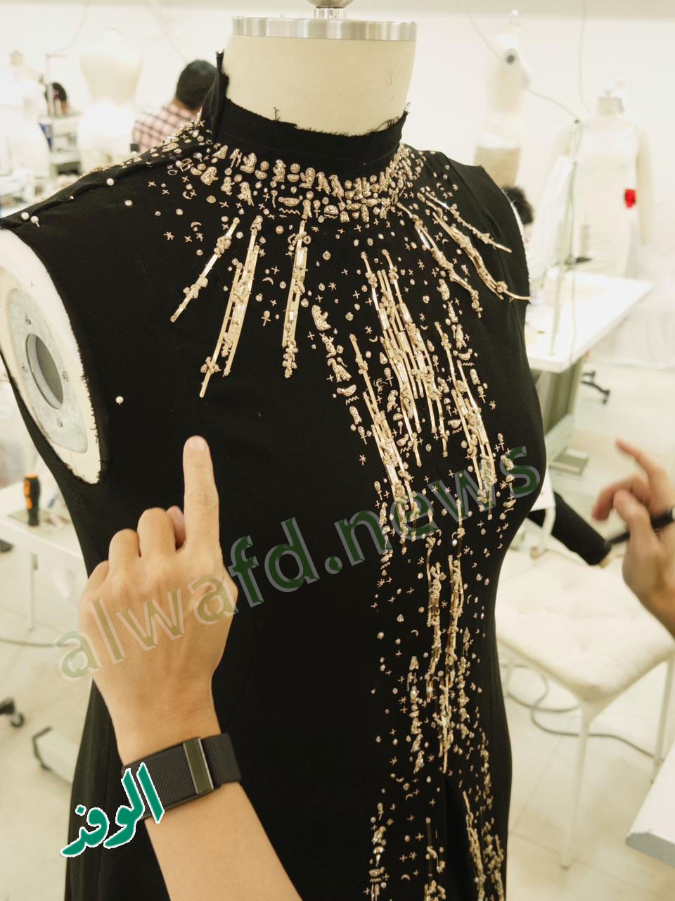 فستان انتصار السيسي 