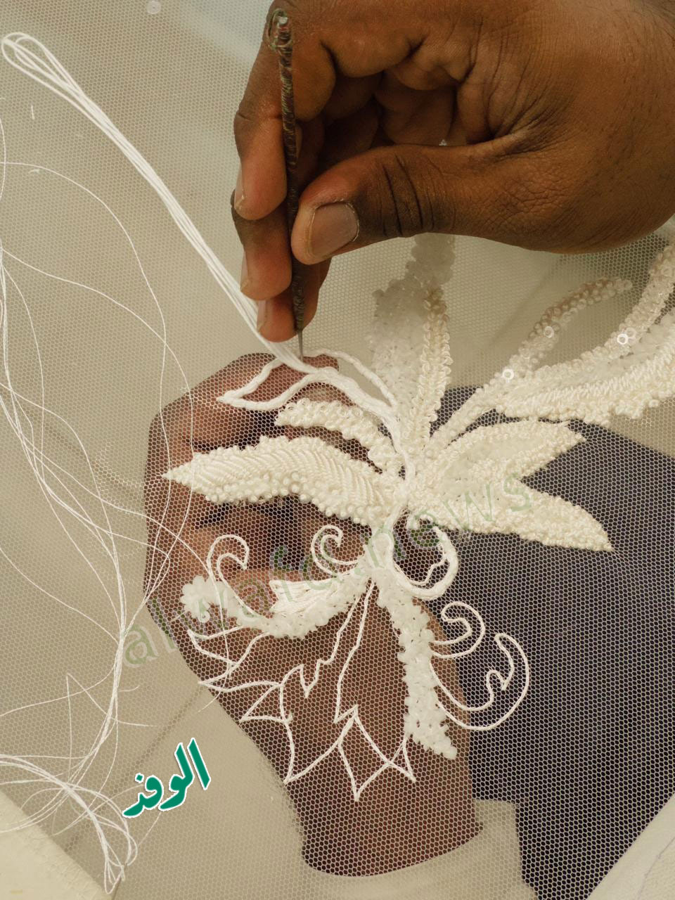 تصميم فستان آية السيسي