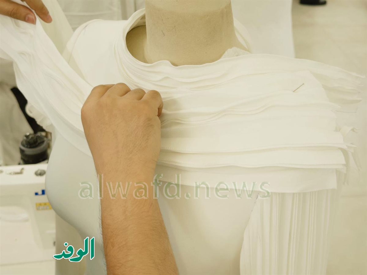 تصميم فستان آية السيسي