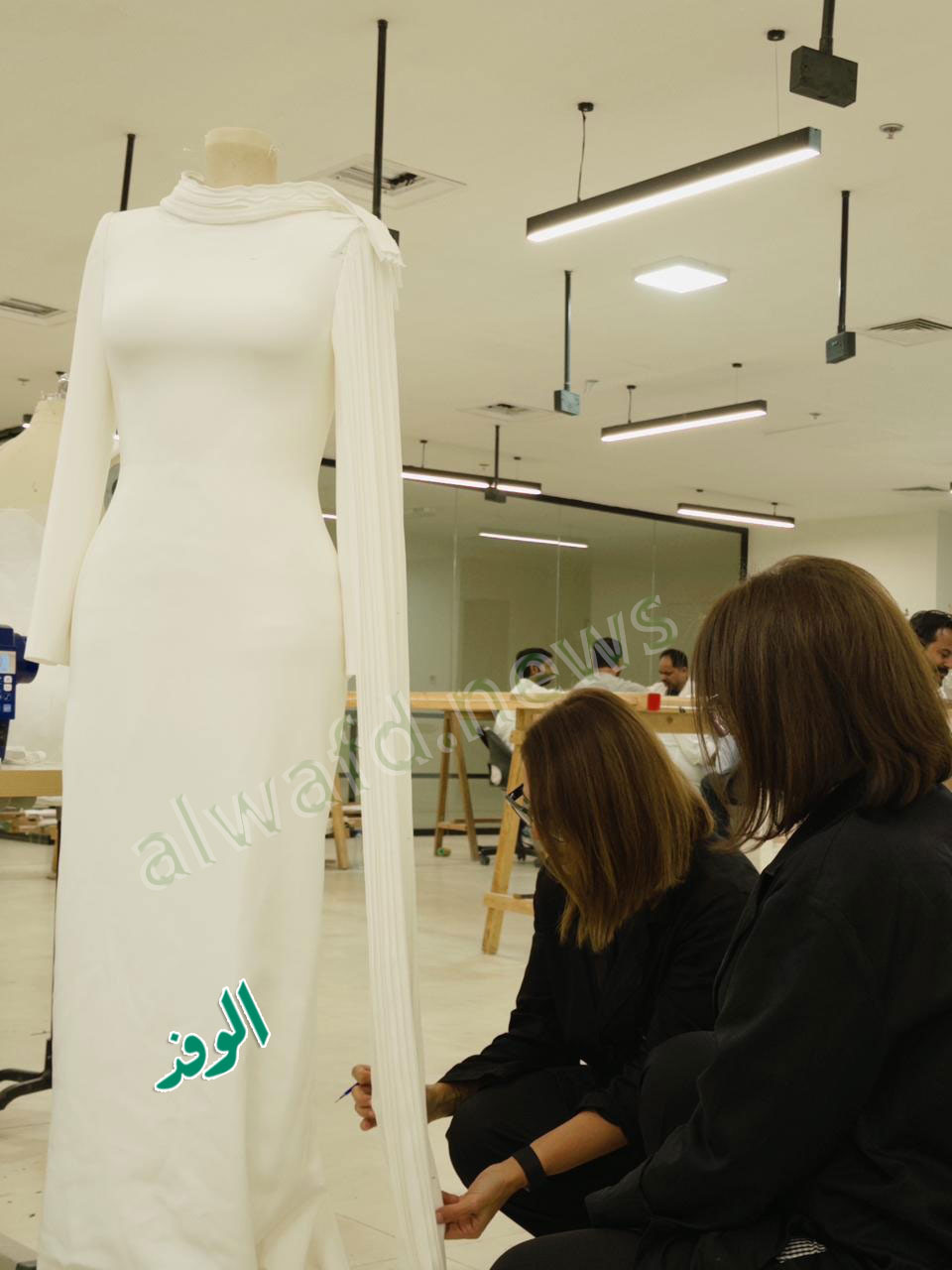 تصميم فستان آية السيسي