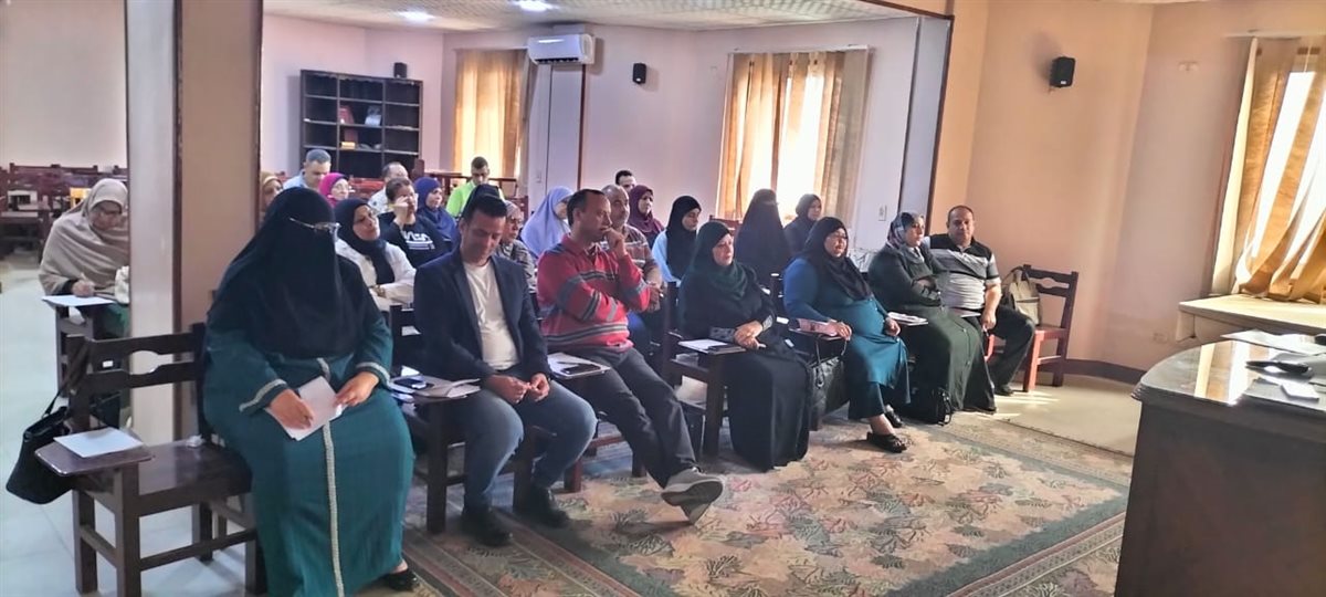 عدد من حضور الورشة التدريبية