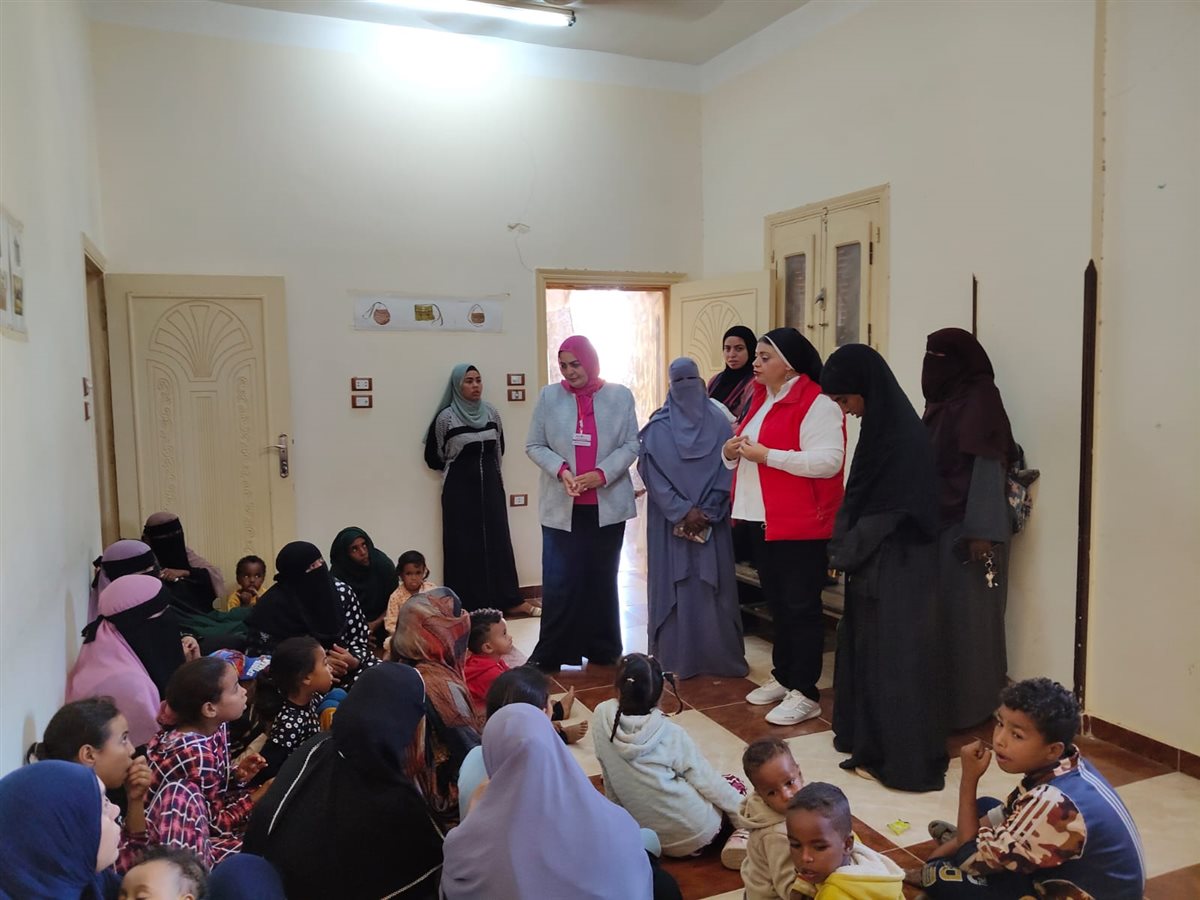 أنشطة قافلة مديرية تضامن الدقهلية بحلايب وشلاتين