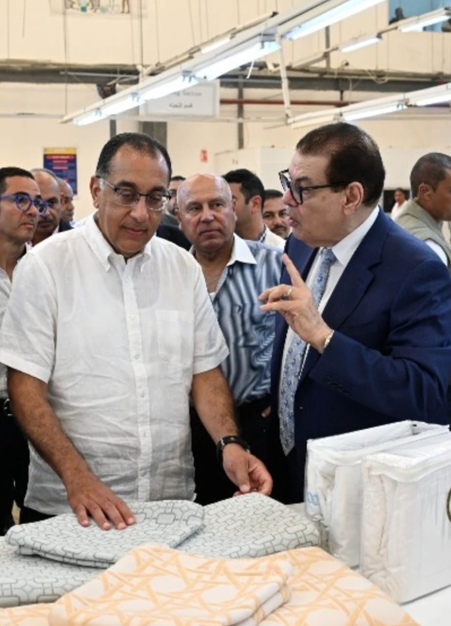 <strong>صوره أرشيفية للدكتور مصطفى مدبولى رئيس مجلس الوزراء وهو يزور مصانع نايل جروب بالعامرية  فى أغسطس 2024</strong>