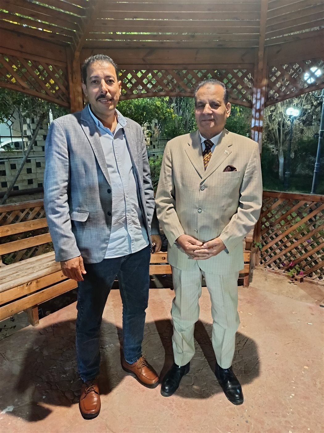 الدكتور شعيب خلف ومحمد خضر