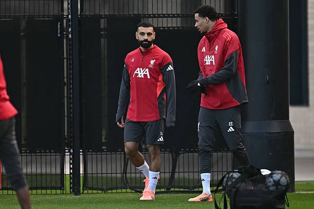 صلاح في مران ليفربول