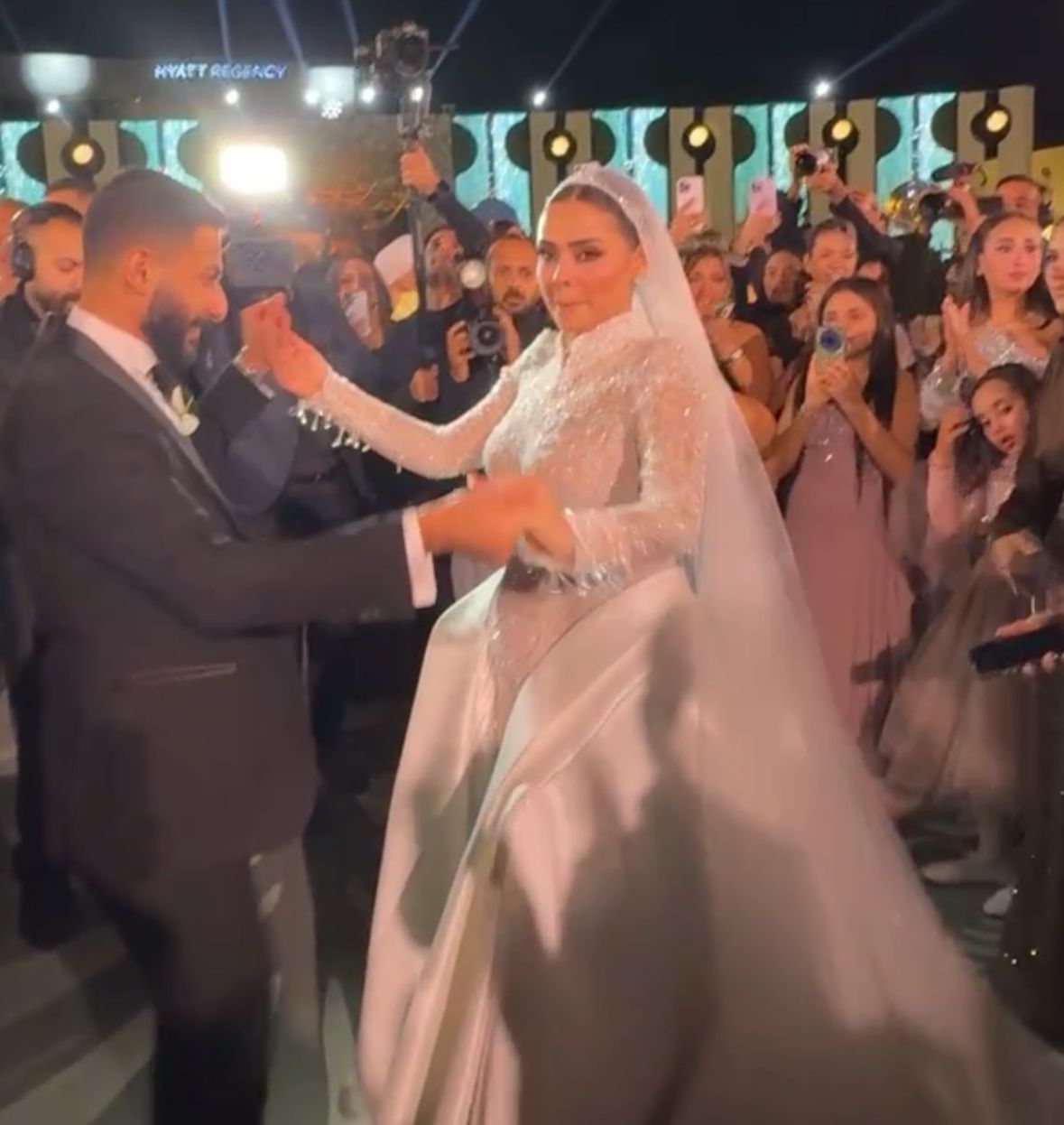 صور حفل زفاف ابنة محمد هنيدي