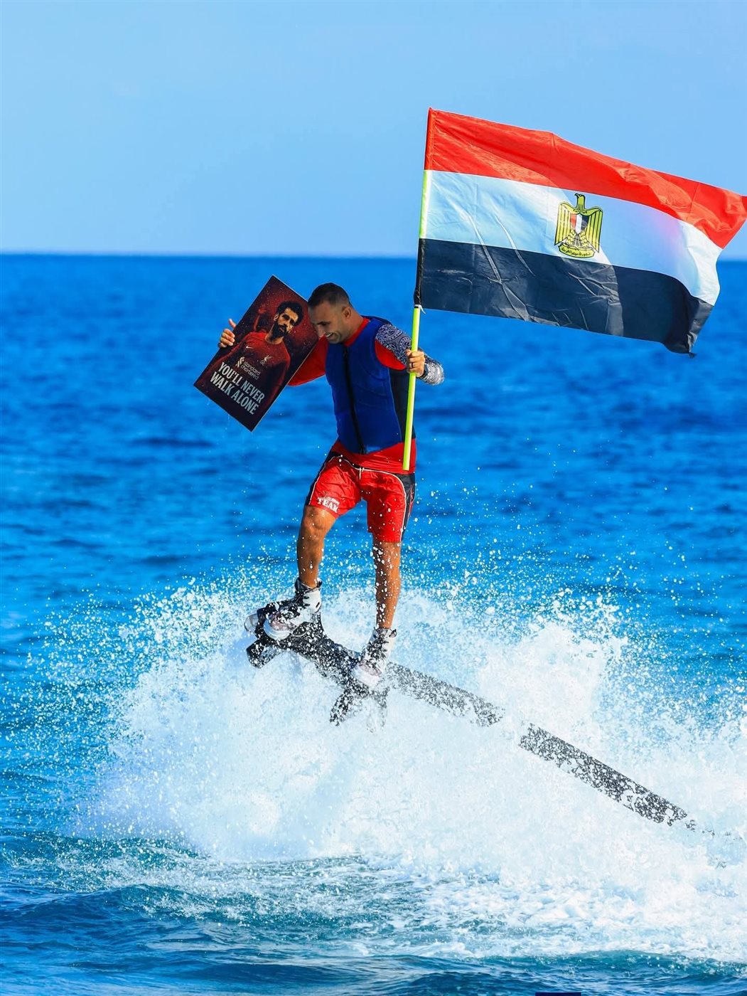 لاعب الفلاى بورد يدعم محمد صلاح&nbsp;