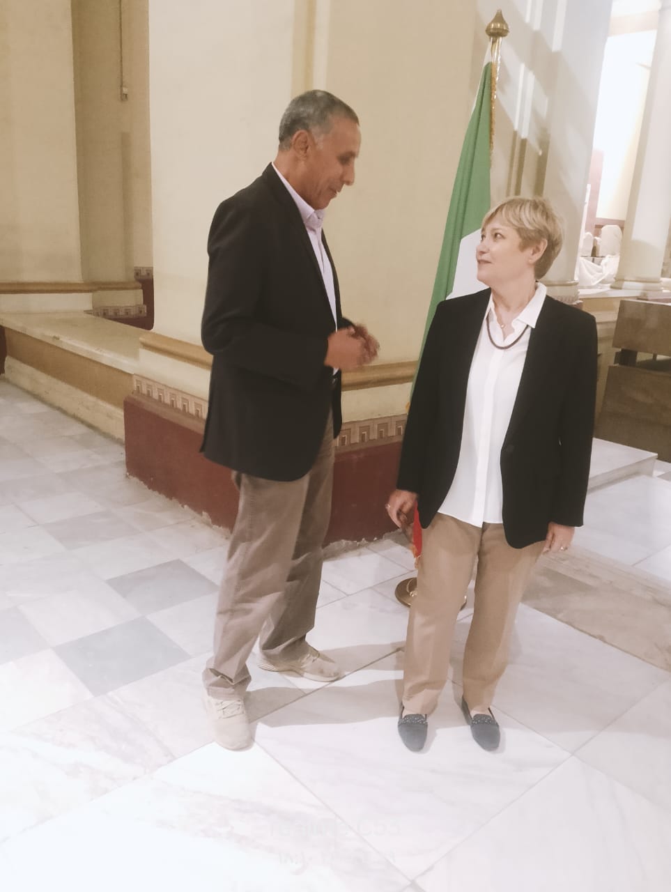 لقاء الدكتورة باولا دافولى