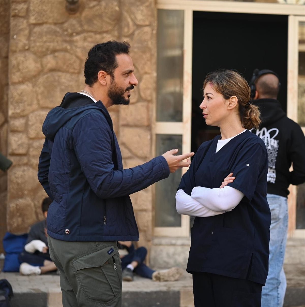 منة شلبي وبيتر ميمي&nbsp;