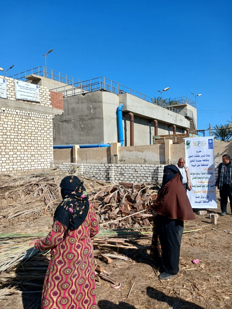 الجريد والسعف