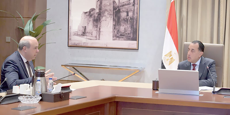 رئيس الوزراء يجتمع مع «الحفنى» لبحث التحديات والفرص للقطاع&nbsp;