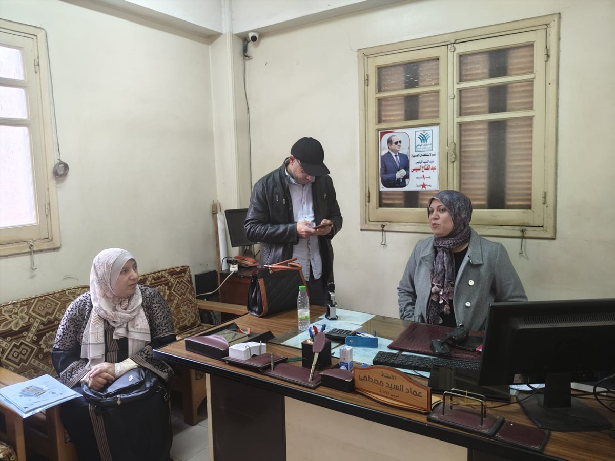 زيارة إدارة منية النصر