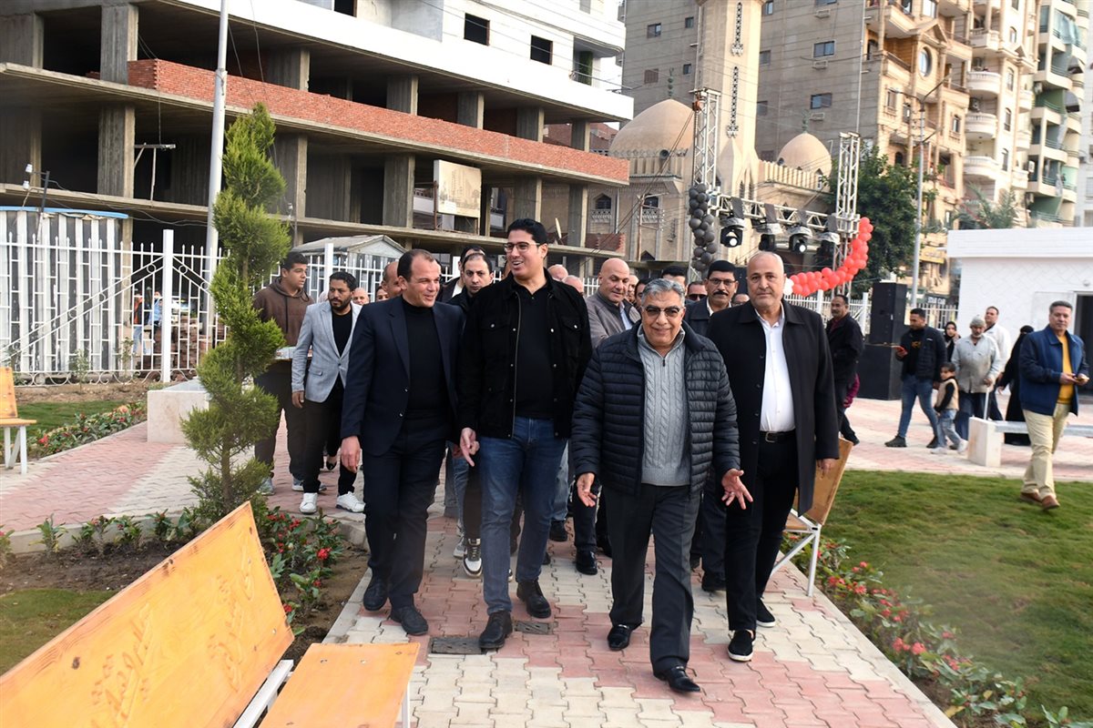 اللواء طارق مرزوق اهتم بإقامة الحدائق العامة&nbsp;