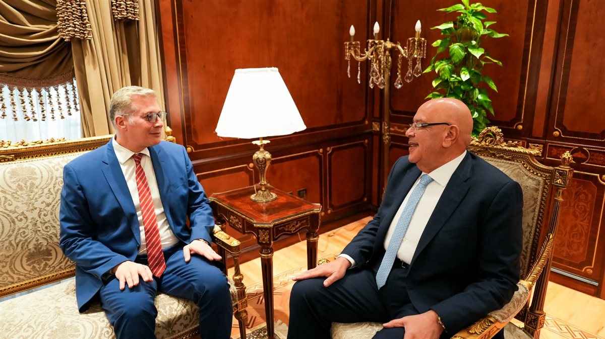 وزير البترول يقدم التهنئة للمستشار هشام بدوى بمقر مجلس النواب بمناسبة انتخابه رئيساً للمجلس&nbsp;