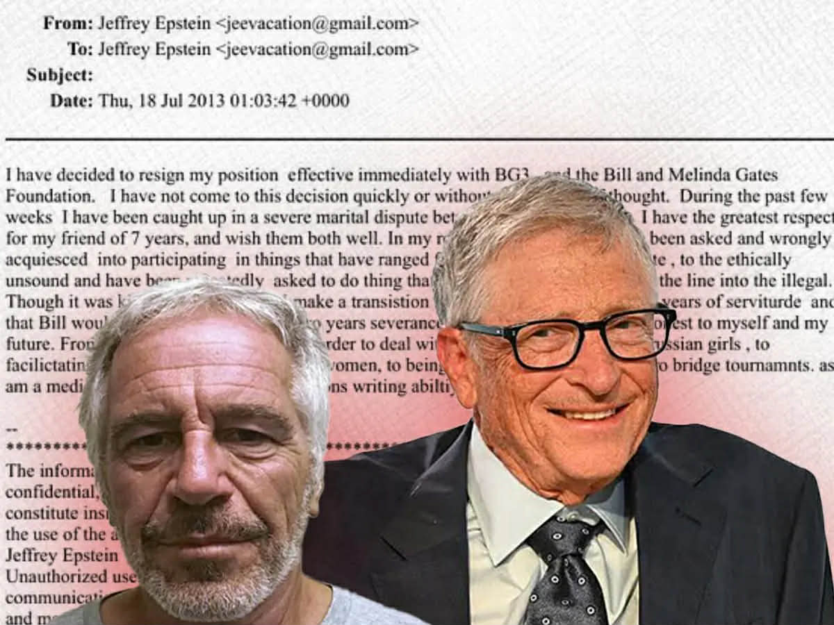 بيل جيتس وجيفري إبستين