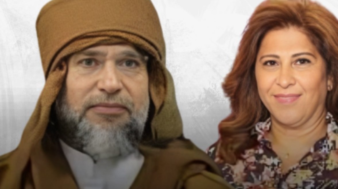 &nbsp;سيف الإسلام القذافي وليلى عبد اللطيف