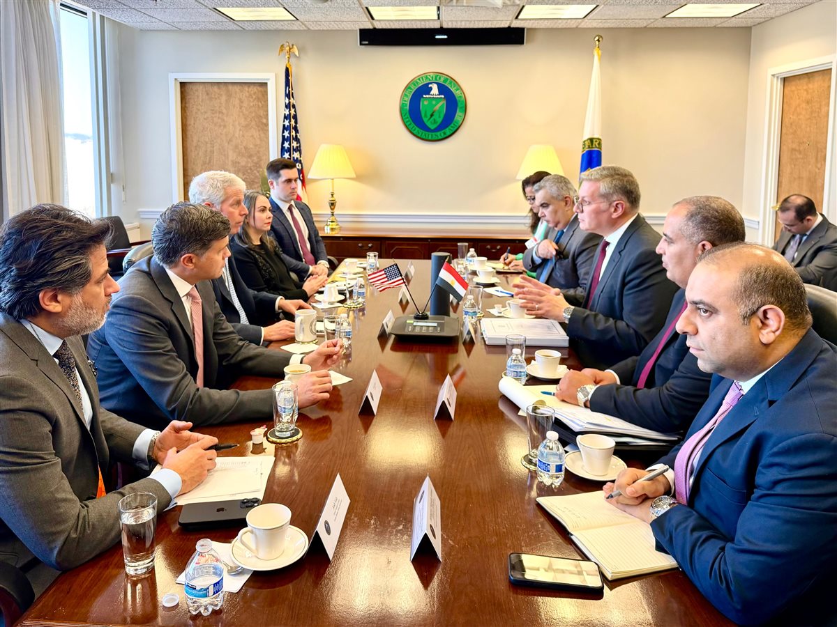 مباحثات لوزير البترول والثروة المعدنية مع نظيره الأمريكي في واشنطن