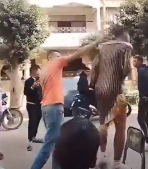 إجبار شاب على ارتداء بدلة رقص في القليوبية