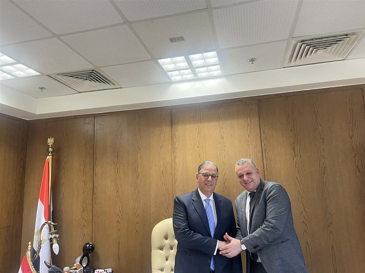 لقاء رئيس بيت المصريين في السويد بالسفير نبيل حبشي