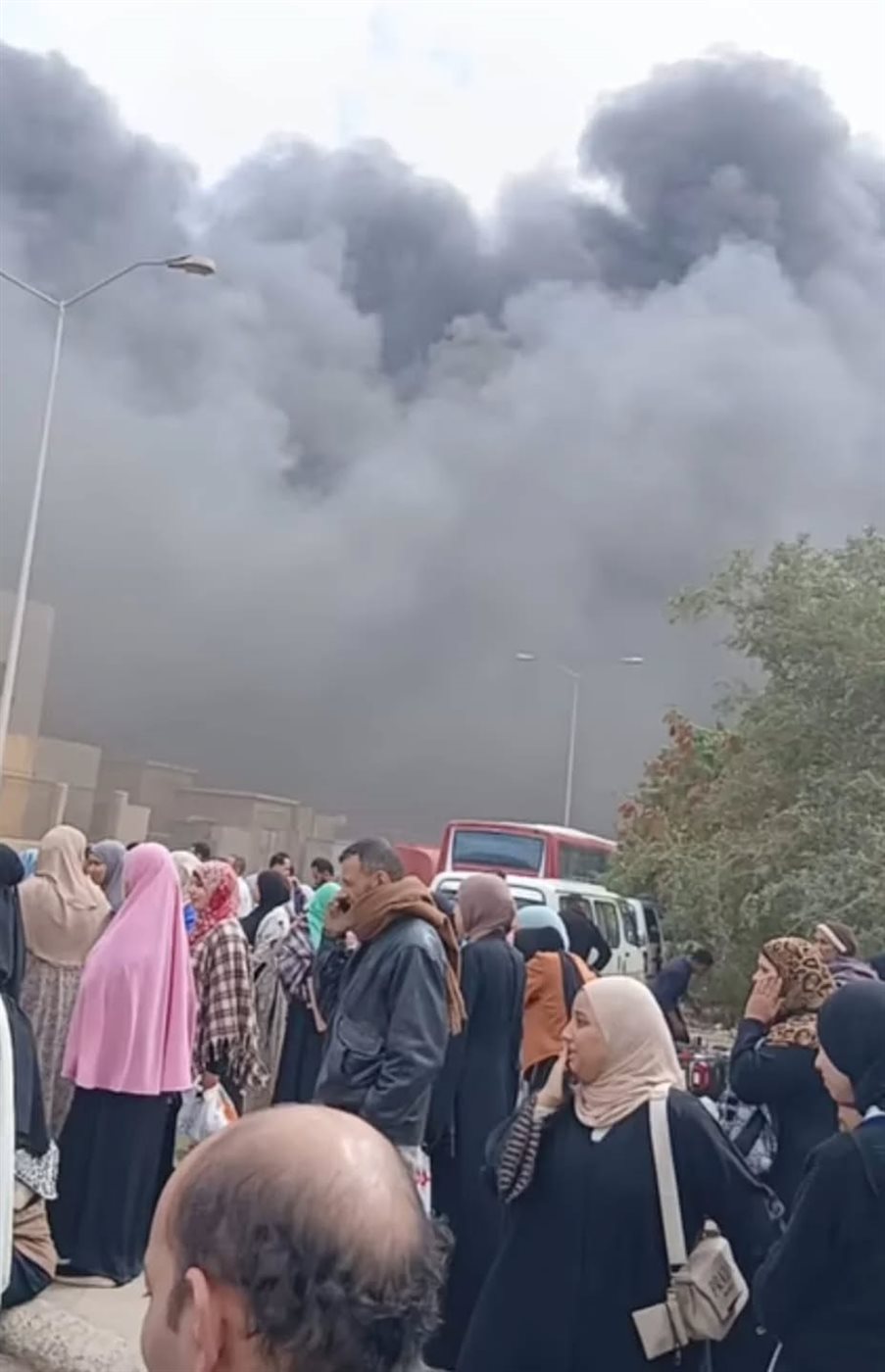 حريق مصنع ملابس بأكتوبر