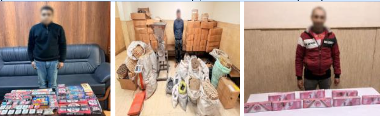 خلال حملات مكبرة.. الداخلية تضبط 3 مليون قطعة ألعاب نارية&nbsp;