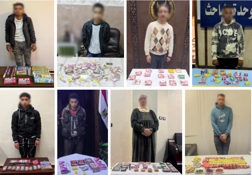 خلال حملات مكبرة.. الداخلية تضبط 3 مليون قطعة ألعاب نارية&nbsp;