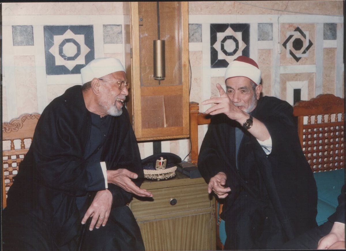 الشيخ إبراهيم جلهوم والشيخ الشعراوي