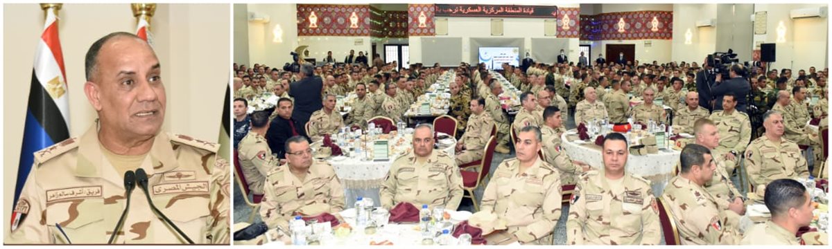 وزير الدفاع يتفقد الجاهزية القتالية للمنطقة المركزية العسكرية