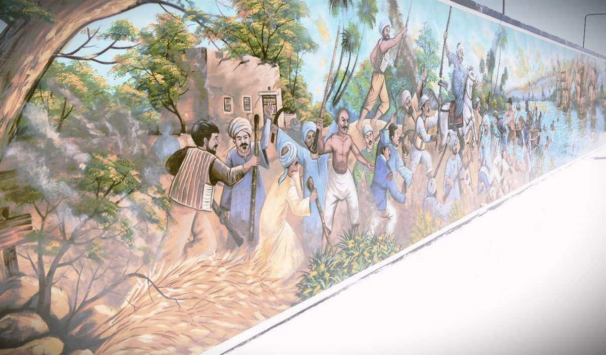 جدارية معركة البارود