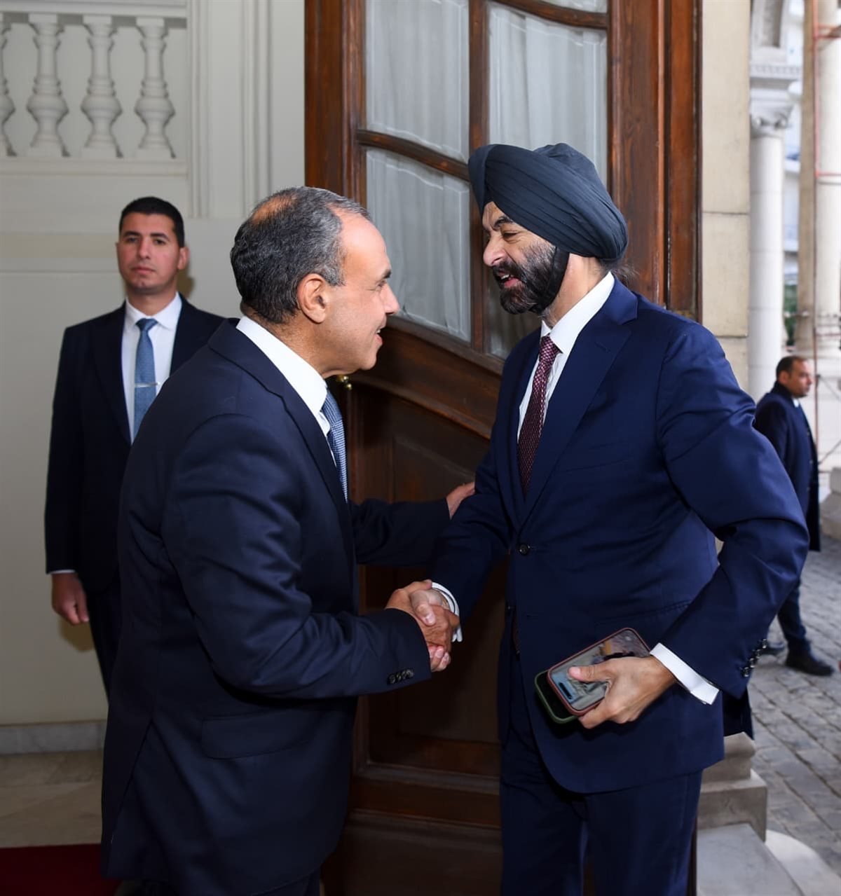 وزير الخارجية مع رئيس مجموعة البنك الدولي