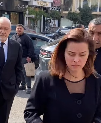 &nbsp;جنازة زوج نور اللبنانية