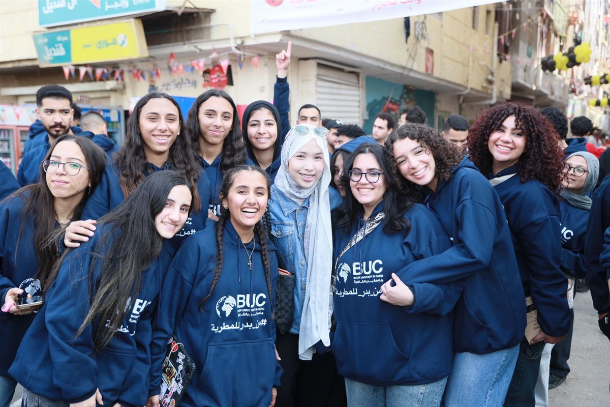 طلاب جامعة بدر بالقاهرة&nbsp;