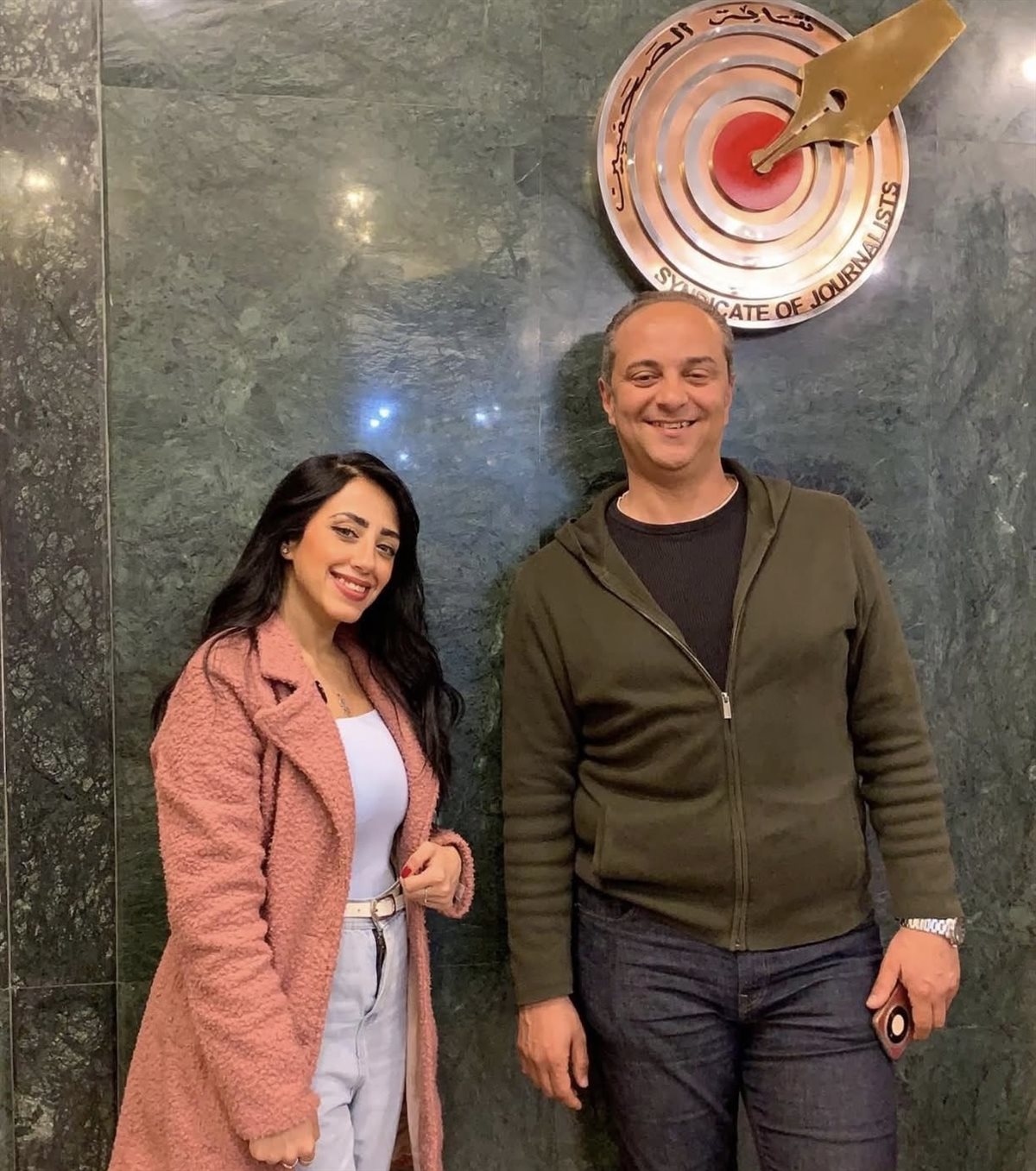 محمد هشام عبية ومحررة الوفد