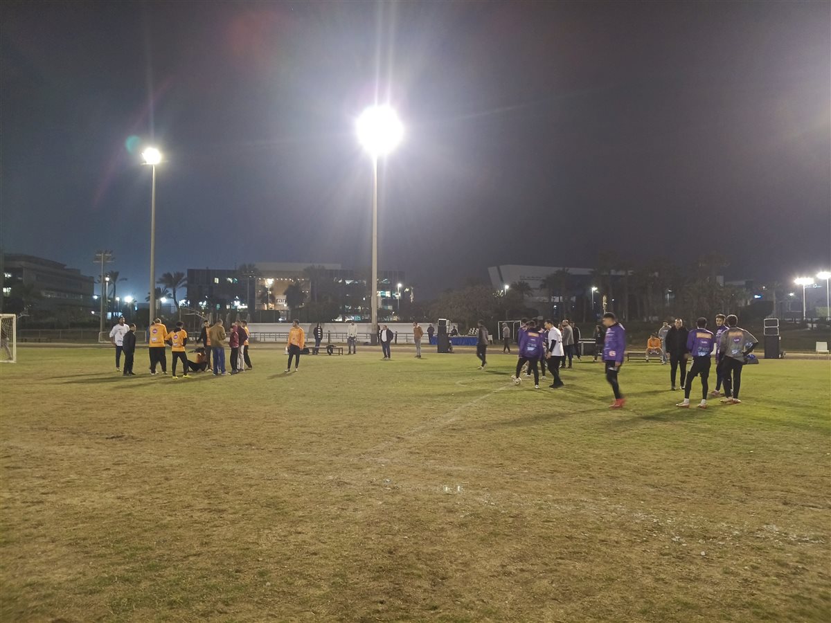 &nbsp;قيادات قطاع الاتصالات في المباراة النهائية من النسخة الثامنة عشرة من البطولة الرمضانية ICTBALL 2026