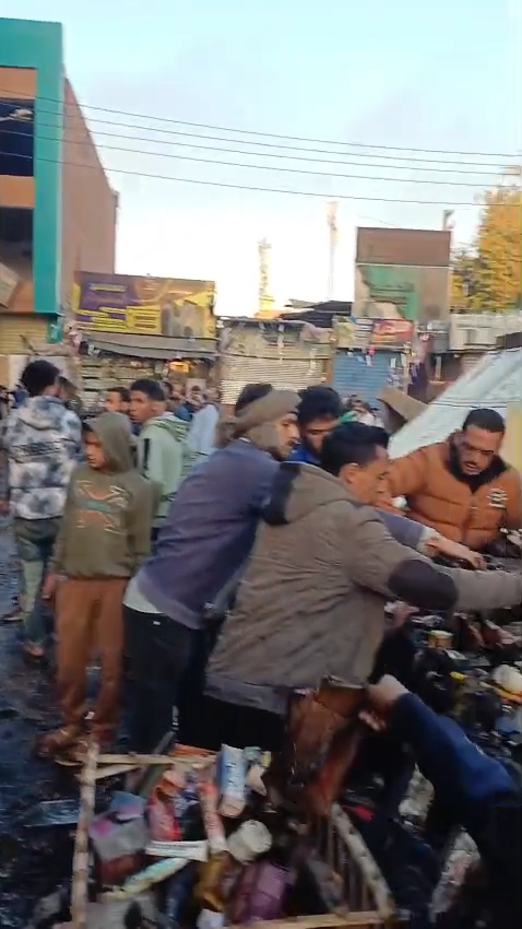 السيطرة على حريق هايل بكوم أمبو