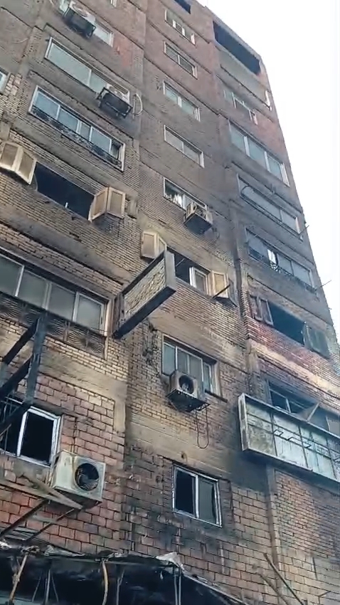 السيطرة على حريق هايل بكوم أمبو